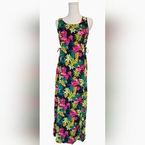 TEDDI Vintage‎ Hawaiian FLORAL90s Shift Dress, Dress, 100% Rayon